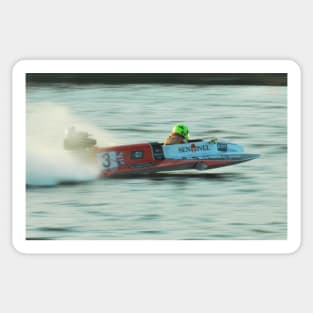Powerboat Racing at Oulton Broad - OSY400 - Scott Goodings Sticker